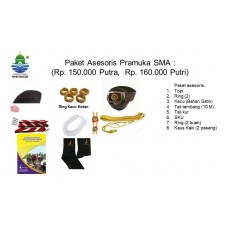 Paket Aksesoris Pramuka SMA (Putra)